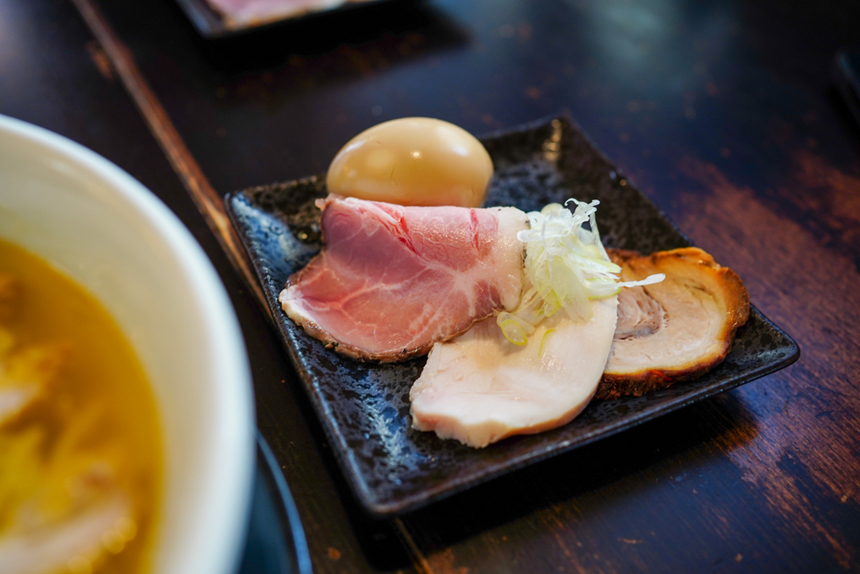 新潟長岡の麺の風祥気のトッピング